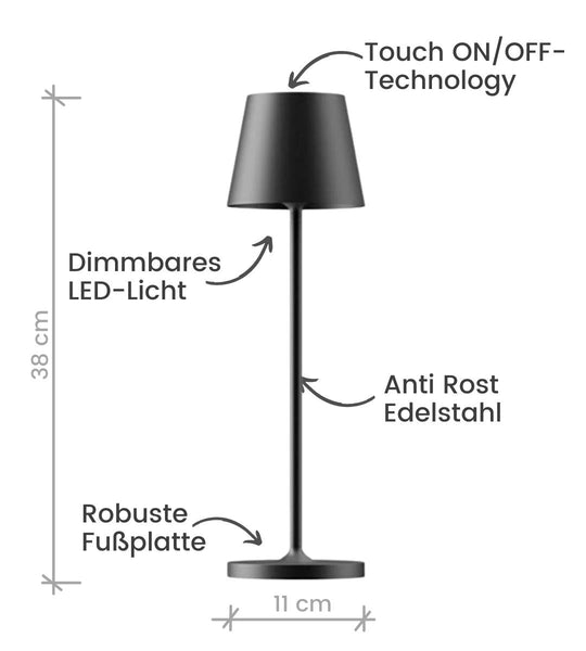 LUMELIA - kabellose Lampe Sommerschlussverkauf